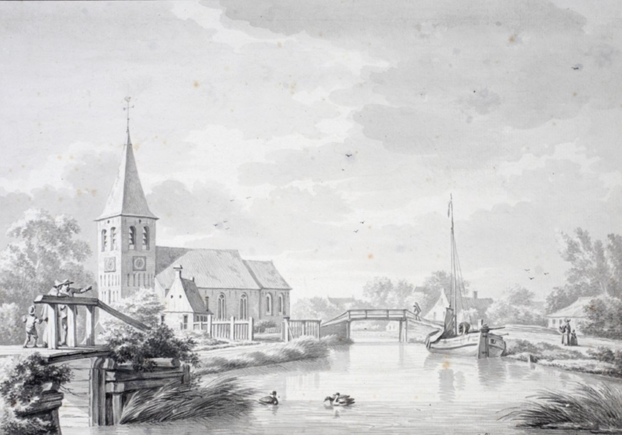 Zuidwolde的视图 作者 扬·布特胡斯（Jan Bulthuis）
