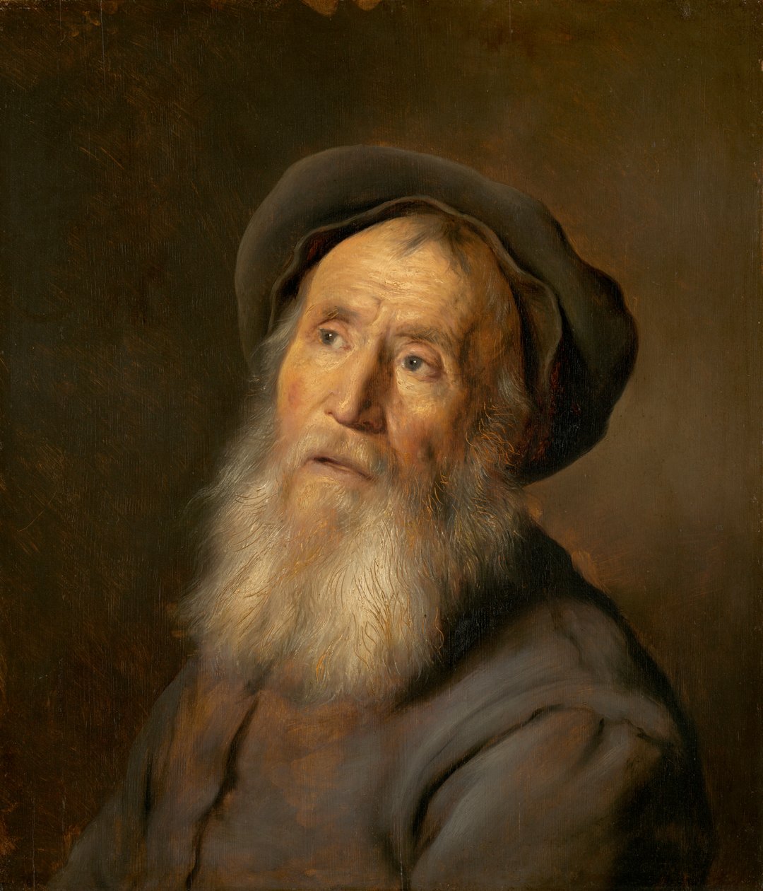 有胡子的人与贝雷帽 作者 扬·利文斯（Jan Lievens）