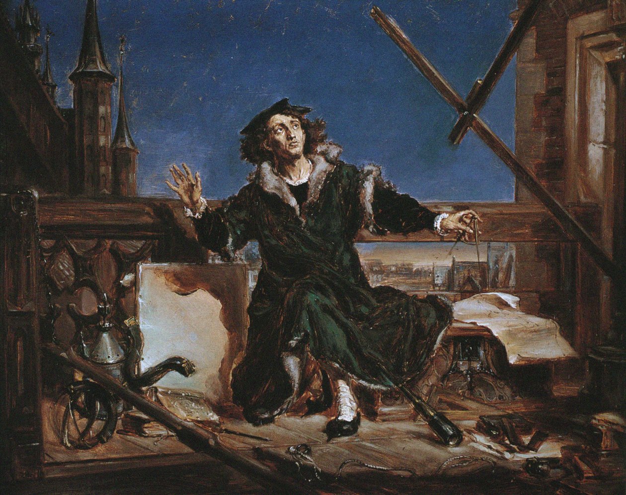 Nicolaus Copernicus, 1874. 作者 扬·阿洛伊兹·马捷科