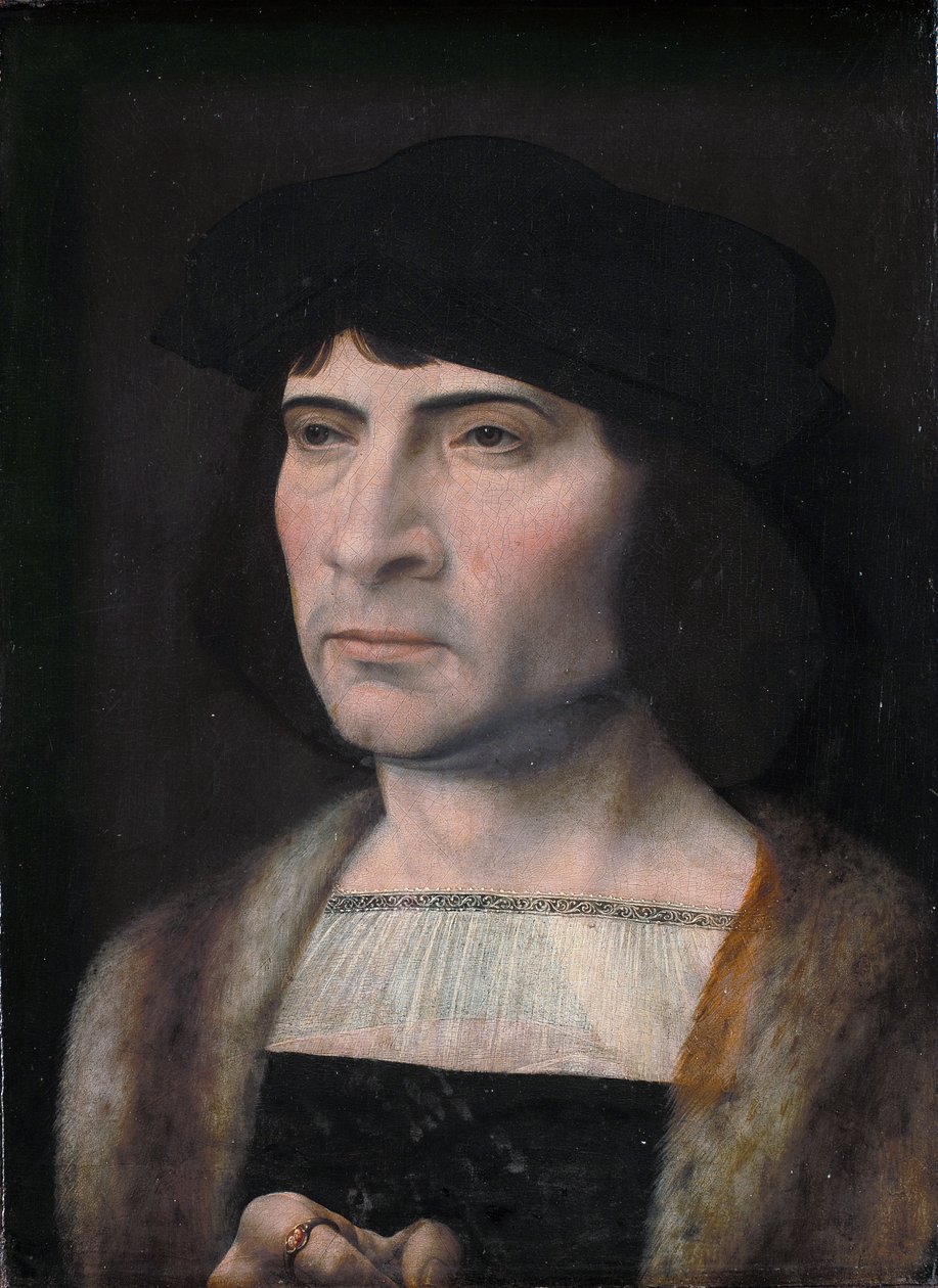 一个人的肖像 作者 扬·高萨特（Jan Gossaert）