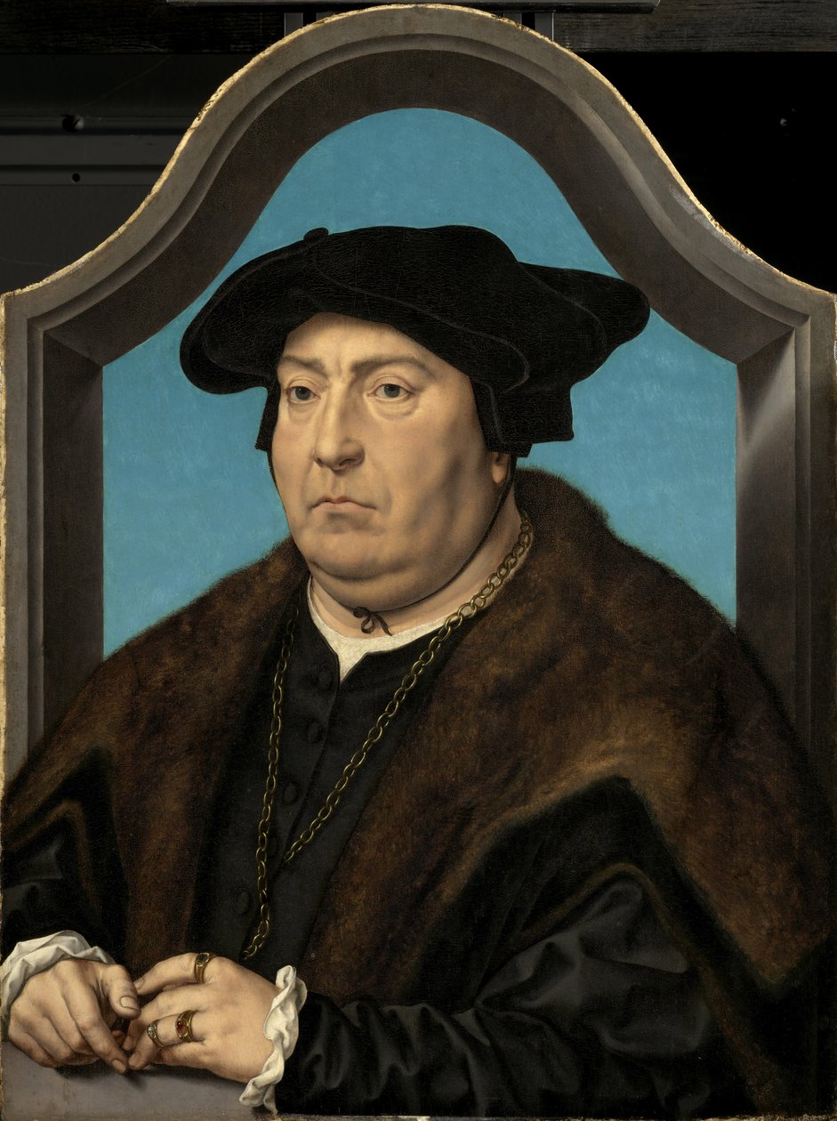 1524年作男子肖像 作者 扬·高萨特（Jan Gossaert）