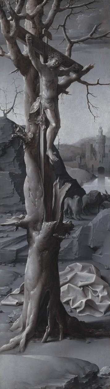 圣杰罗姆忏悔者[左图] 作者 扬·高萨特（Jan Gossaert）