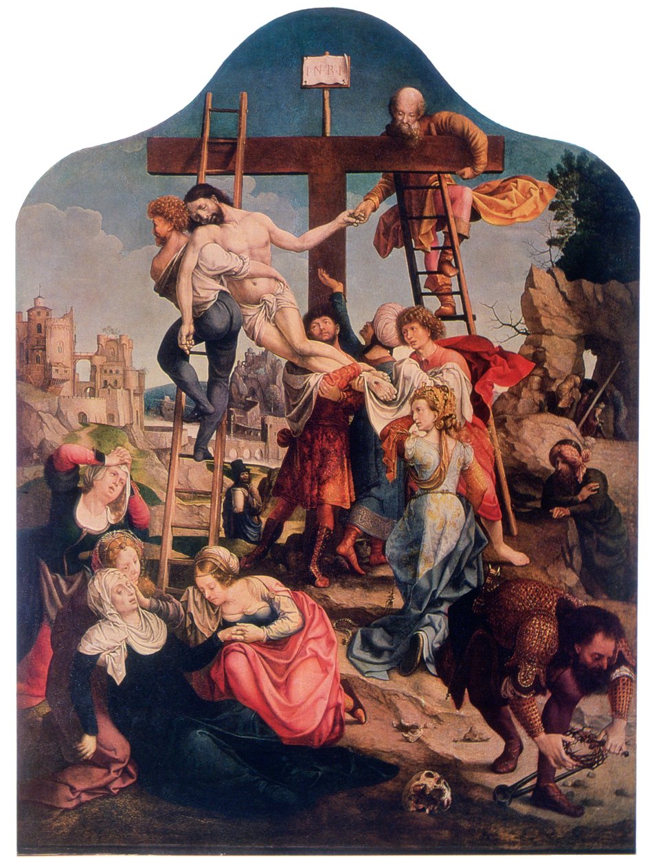 十字架的后裔c1520 作者 扬·高萨特（Jan Gossaert）