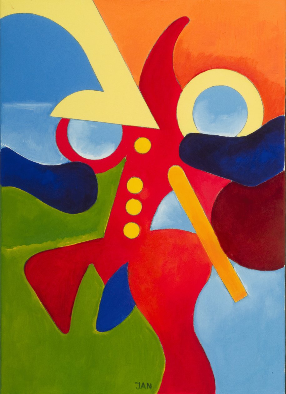 马戏团，2009年（布面油画） 作者 扬·格罗内伯格