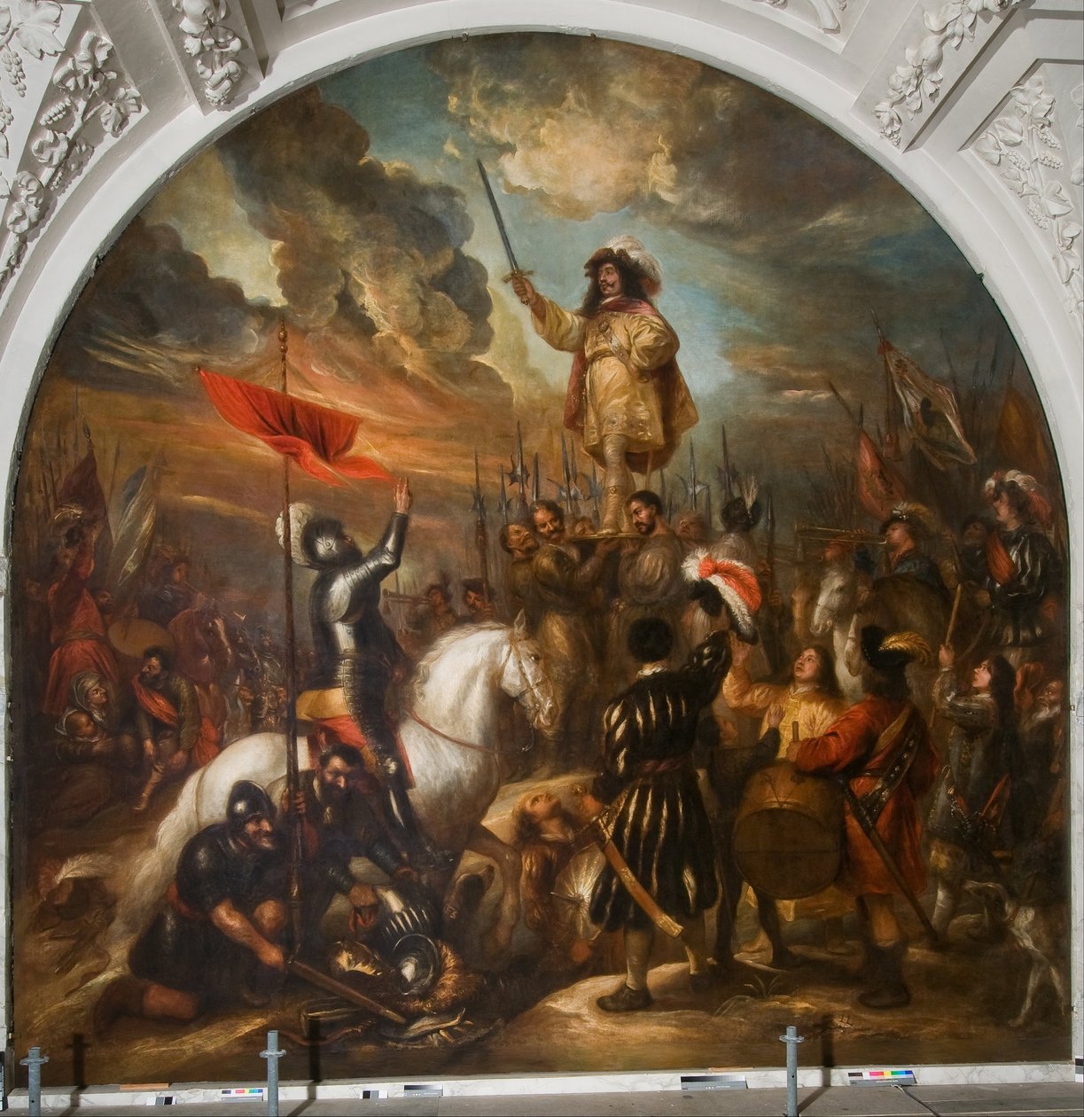 布林尼奥在盾牌上提出 作者 扬·利文斯（Jan Lievens）