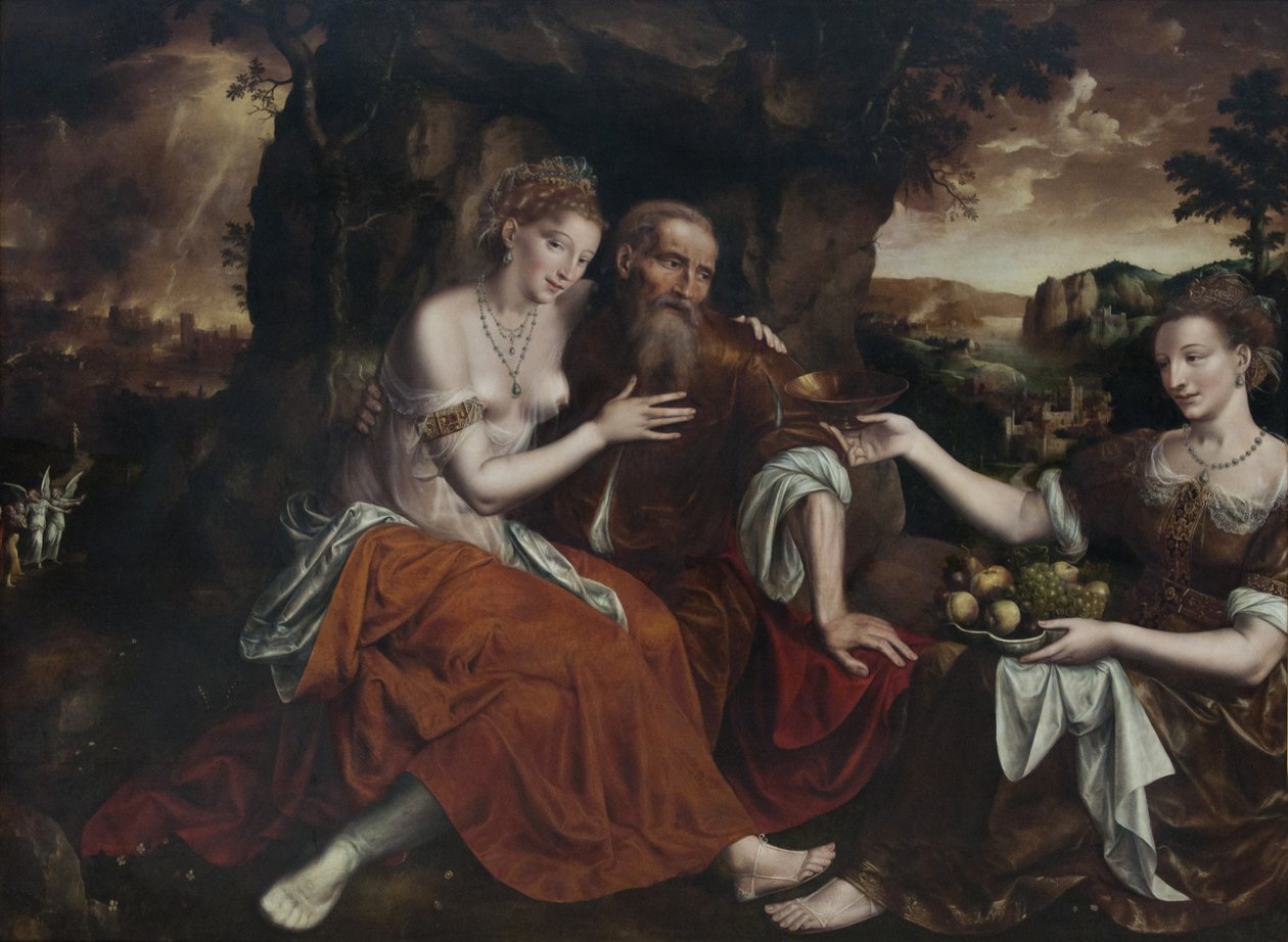 罗得和他的女儿们 作者 扬·马特西斯（Jan Matsys）