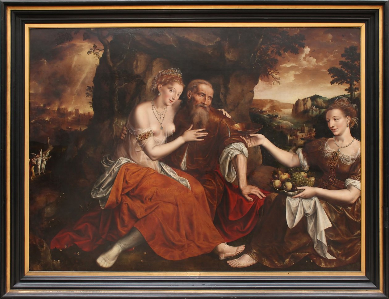 罗得和他的女儿们 作者 扬·马特西斯（Jan Matsys）