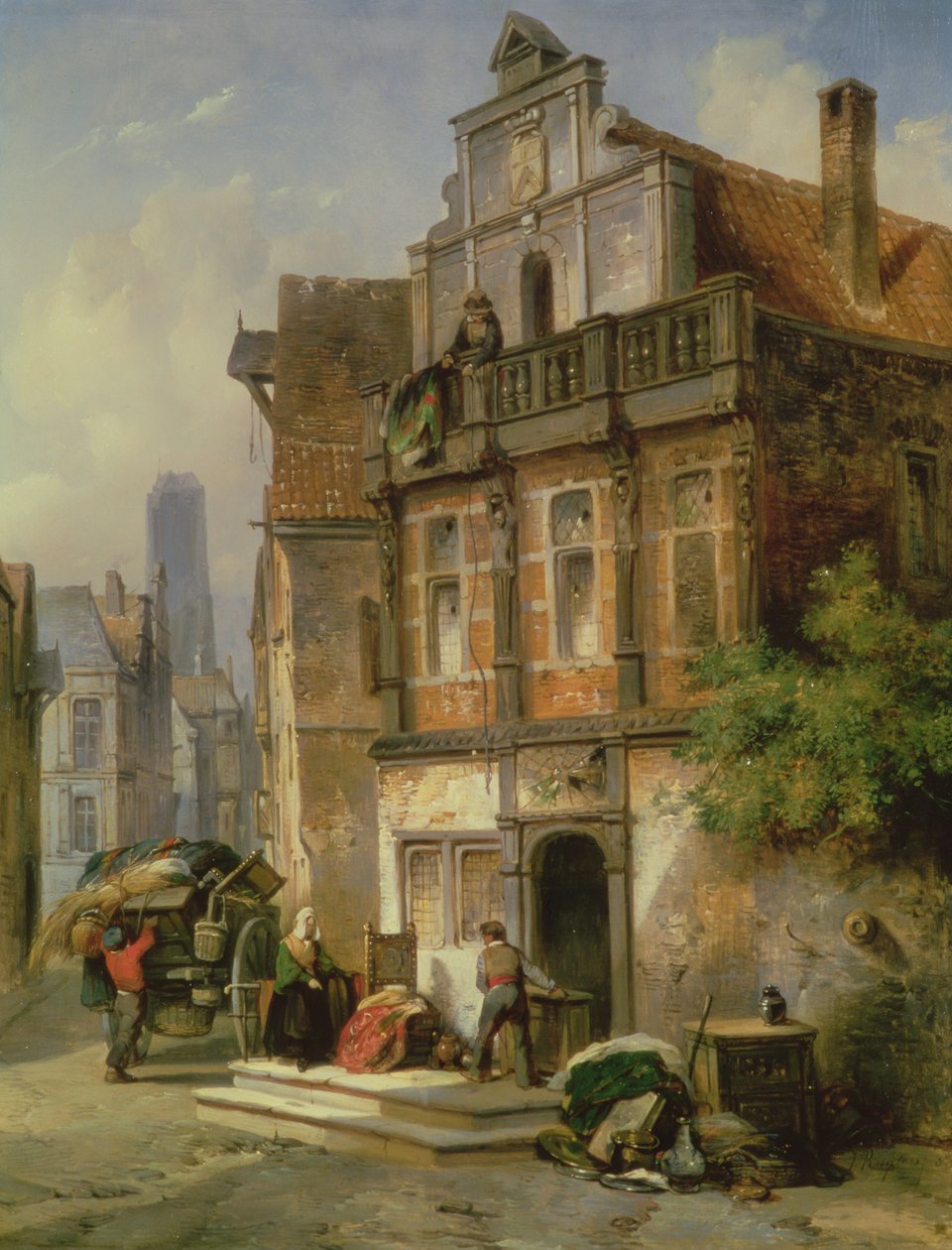 入住，1837年 作者 扬·米歇尔·鲁顿（Jan Michiel Ruyten）