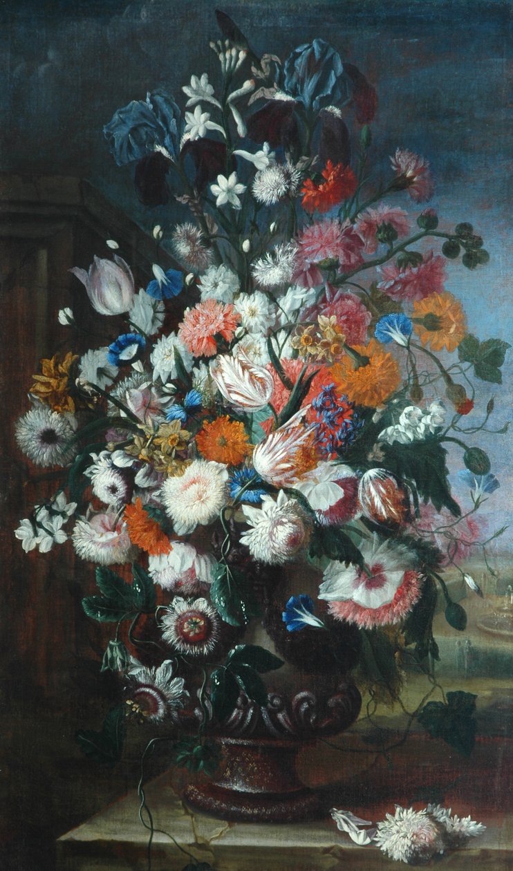 鲜花，1682年 作者 扬·范·休森（Jan van Huysum）