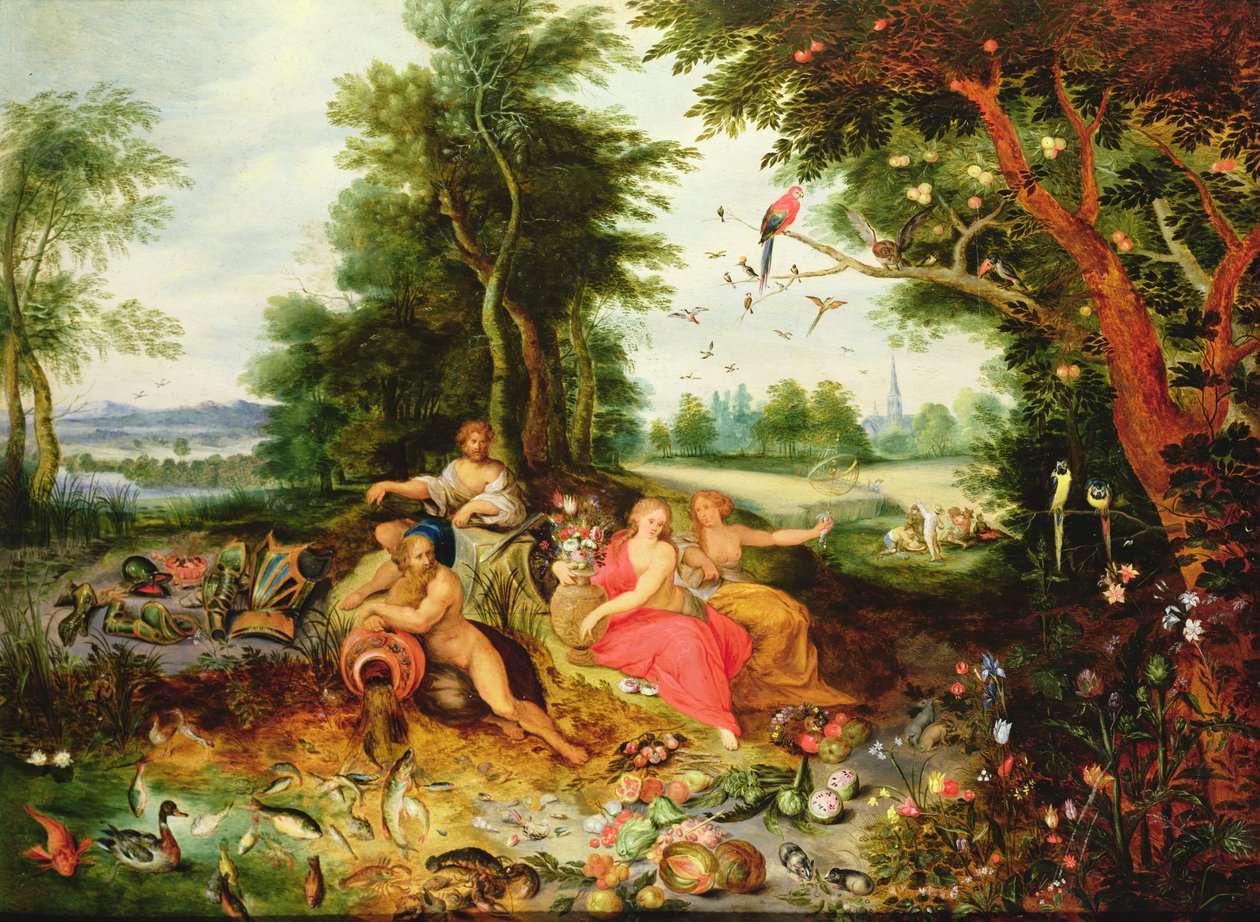 四要素 作者 扬·范·凯塞尔（Jan van Kessel）