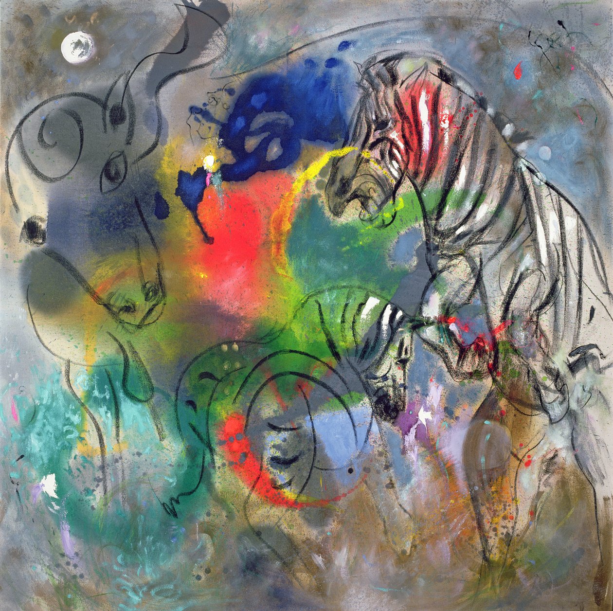 Zebra Mares，1988 作者 简·迪肯