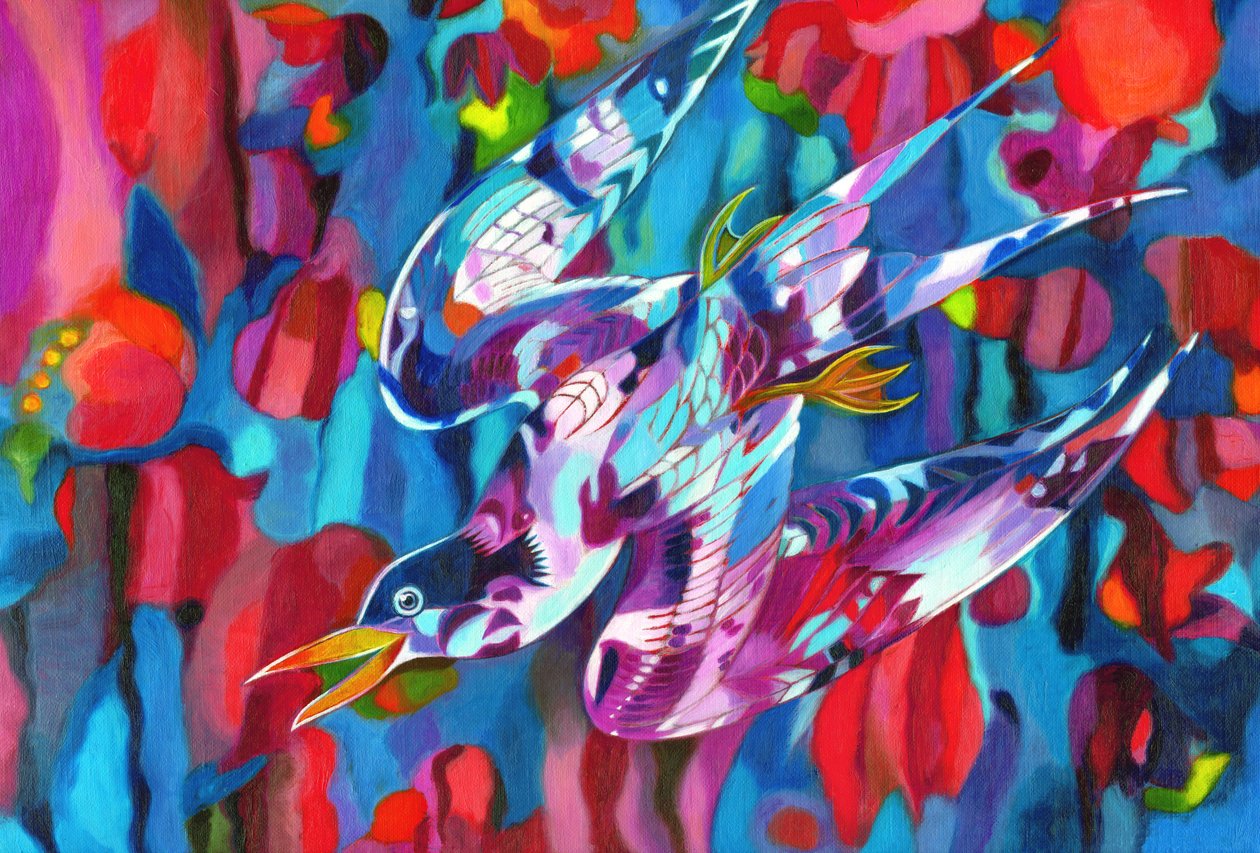 潜水鸟，2013， 作者 简·塔特斯菲尔德
