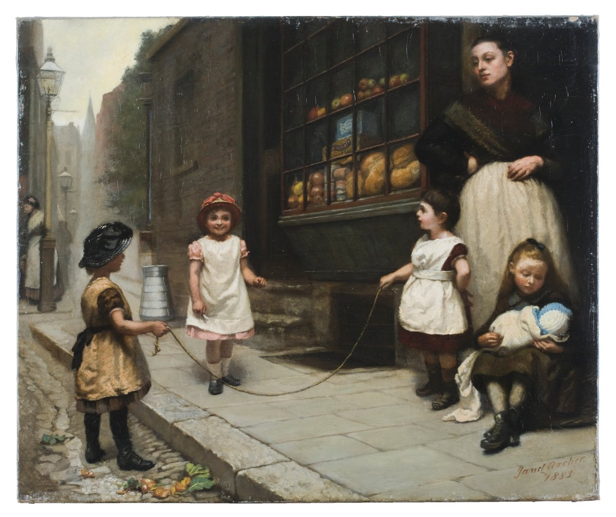 跳绳，1883年 作者 珍妮特·阿彻（Janet Archer）