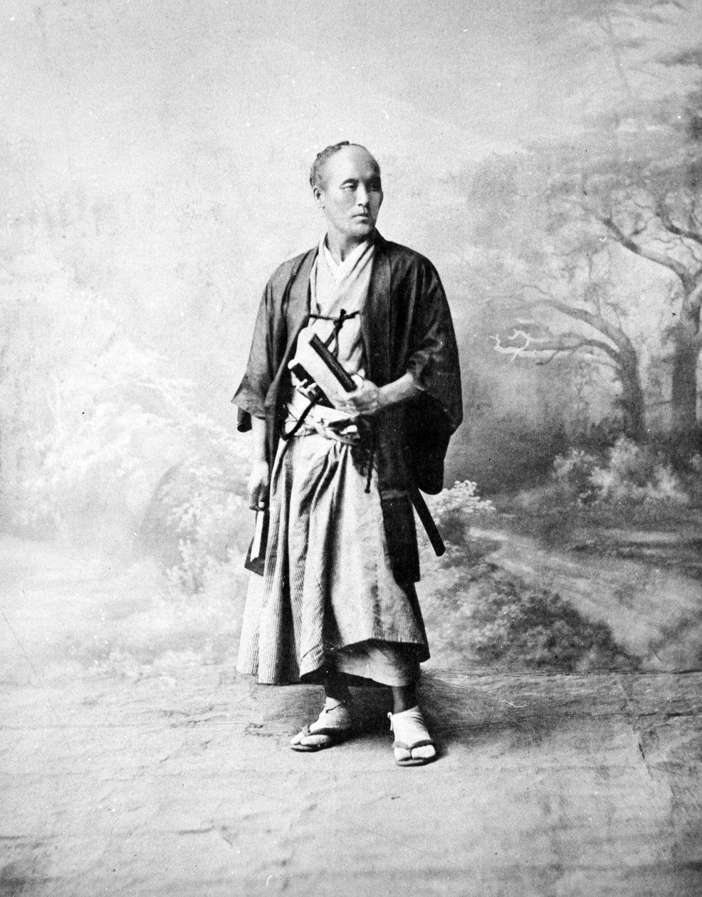 武士，1860年代 作者 日本摄影师