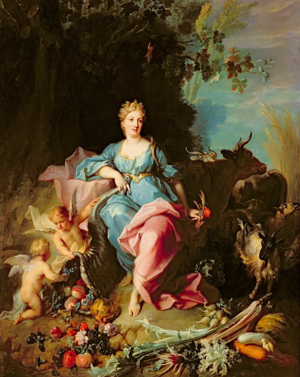 丰富，1719年 作者 让·巴蒂斯特·奥德里（Jean Baptiste Oudry）