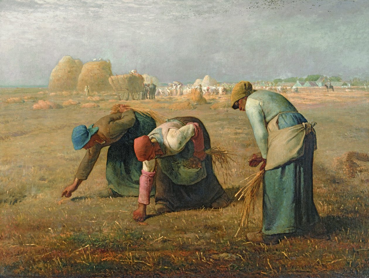 The Gleaners，1857 作者 让·弗朗索瓦·米勒