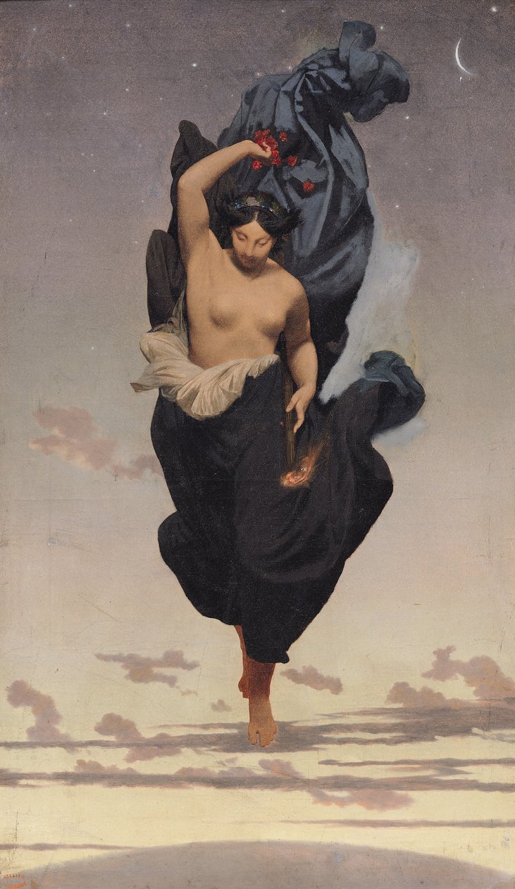 晚上，1850-55 作者 让·莱昂·杰罗姆