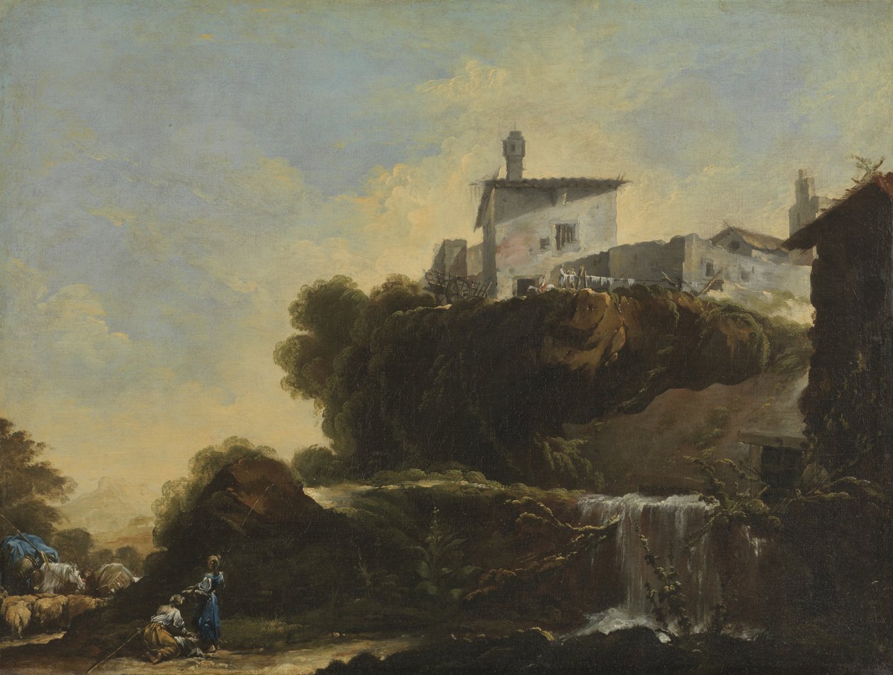 意大利风景，1749年 作者 让·巴伯