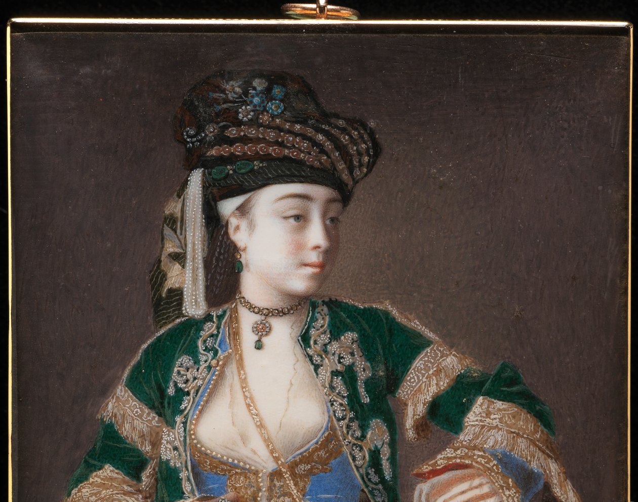 劳拉·塔西（Laura Tarsi），“一位希腊贵妇”，1745-1749年 作者 让·埃蒂安·利奥塔