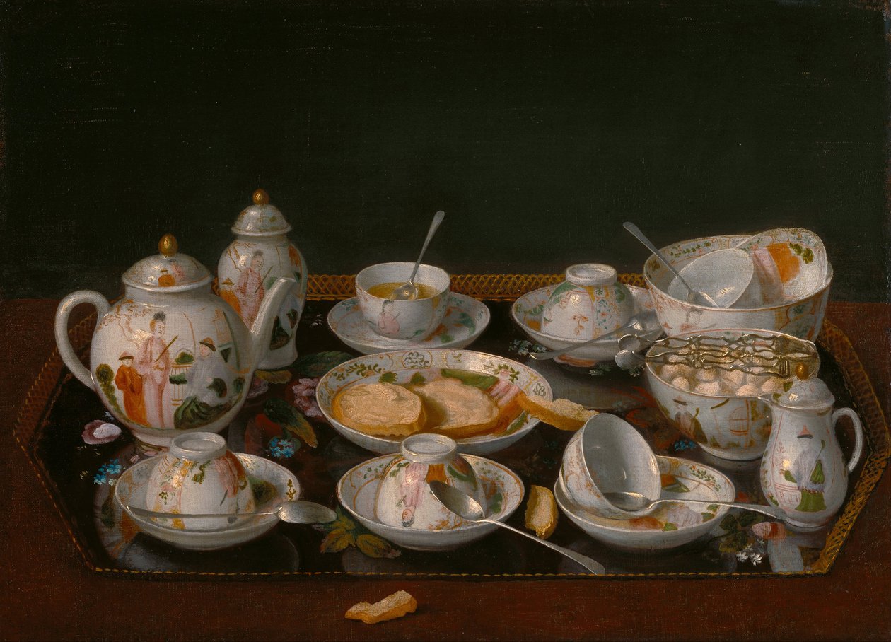 茶具（1781-1783） 作者 让·埃蒂安·利奥塔