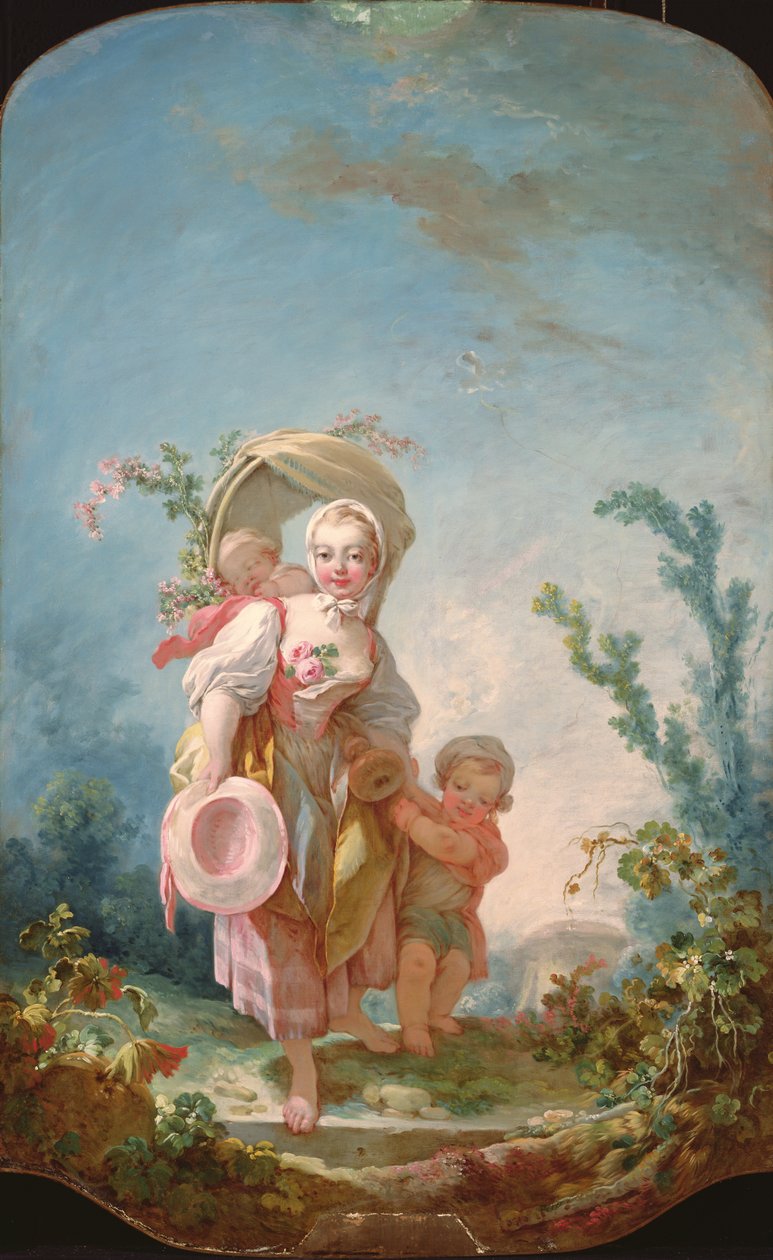 牧羊女，1748-52 作者 让·奥诺雷·弗拉戈纳尔