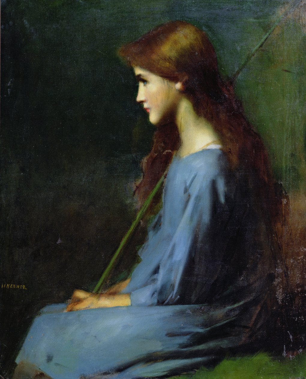 小牧羊女，19世纪， 作者 让-雅克·亨纳