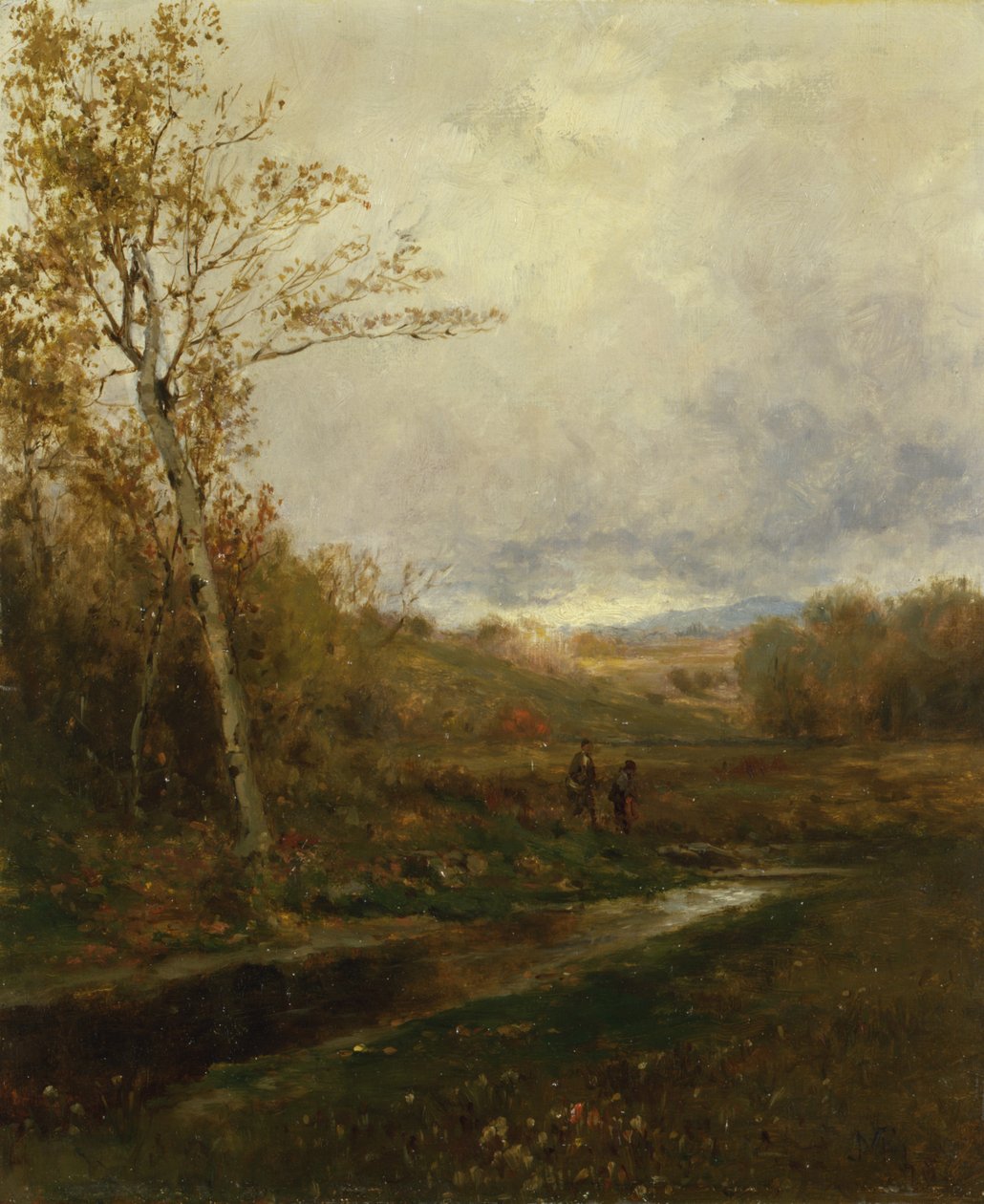 11月，19世纪中后期。 作者 杰维斯·麦肯特（Jervis McEntee）