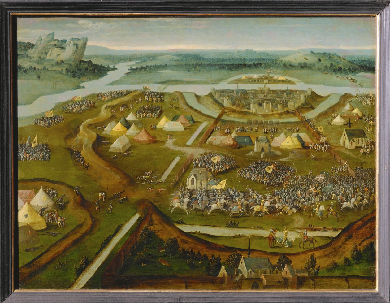 帕维亚战役... 作者 约阿希姆·帕蒂尼（Joachim Patinir）