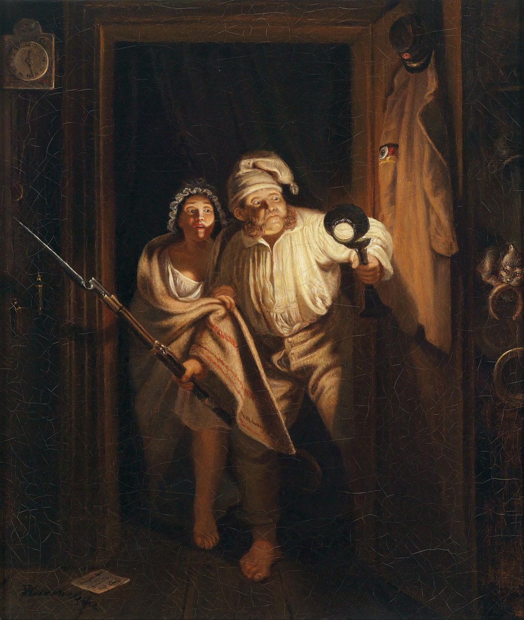 睡眠不安 作者 约翰·彼得·哈森克莱弗（Johann Peter Hasenclever）