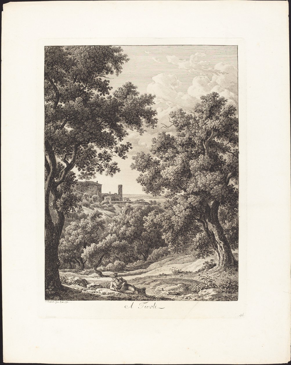 A Tivoli 作者 约翰·克里斯汀·赖因哈特（Johann Christian Reinhart）