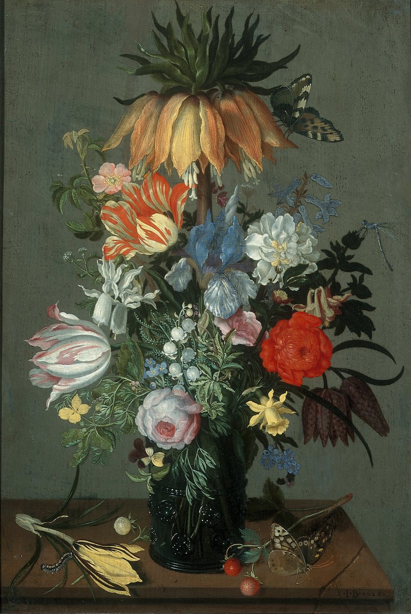 皇冠花静物画 作者 约翰内斯·博沙特（Johannes Bosschaert）