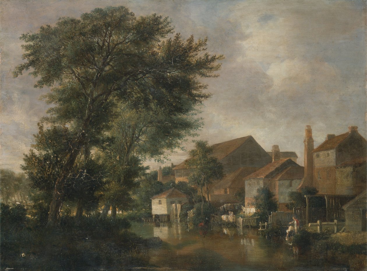 The Wensum，诺威奇 作者 约翰·克罗姆