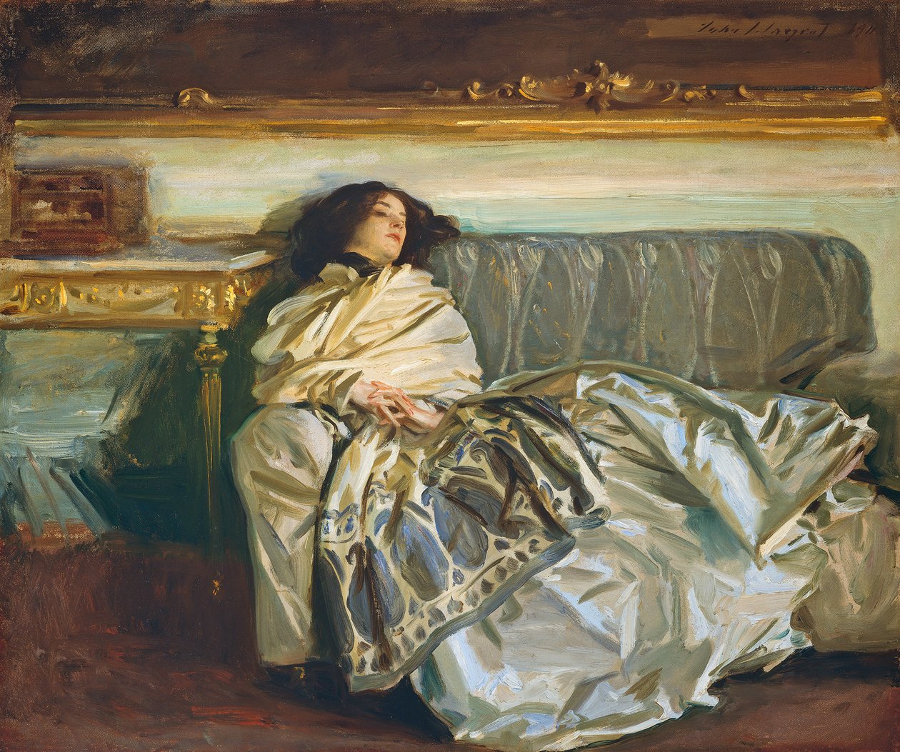 Nonchaloir（休息），1911年 作者 约翰·辛格·萨金特