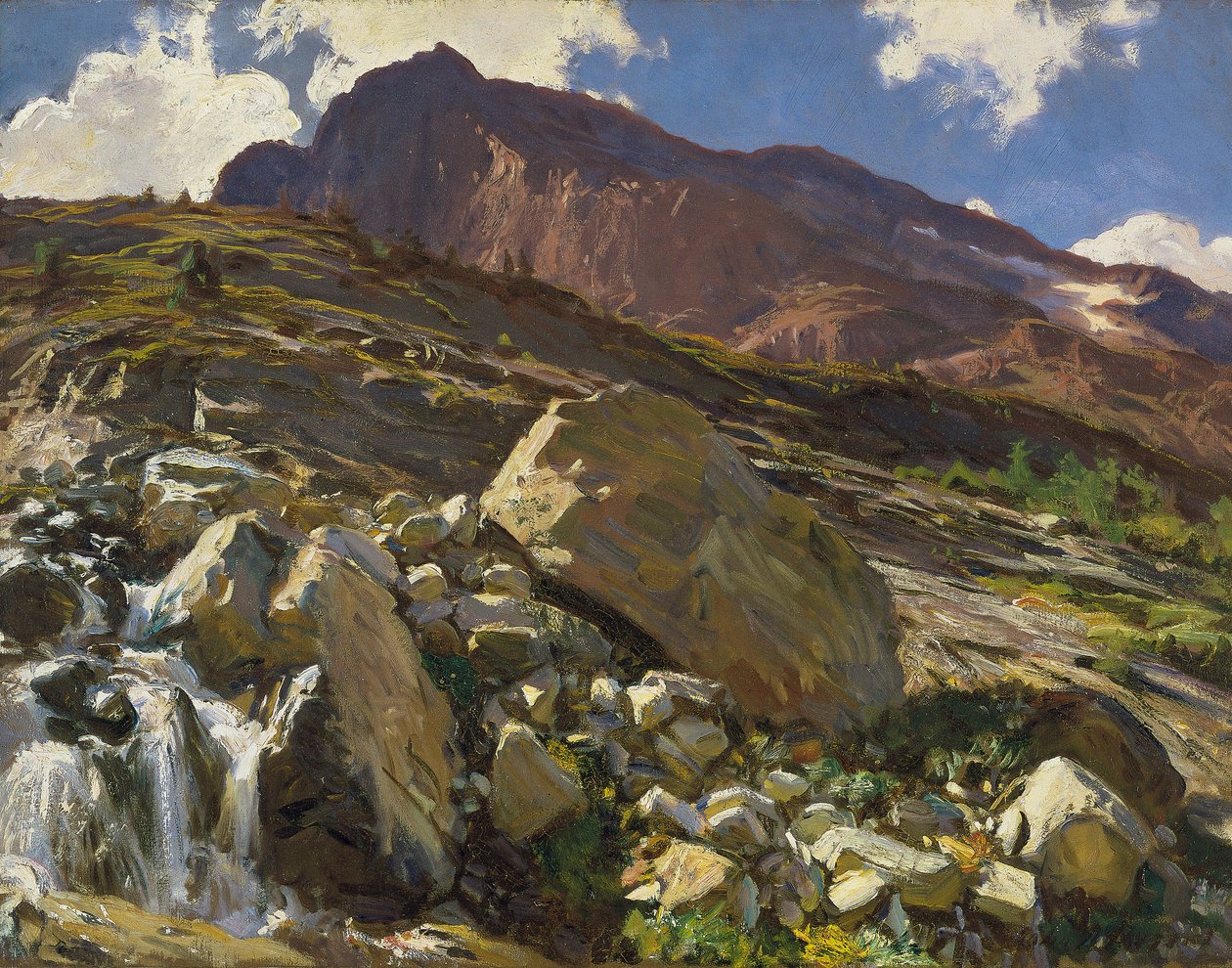 辛普朗山口，1911年 作者 约翰·辛格·萨金特
