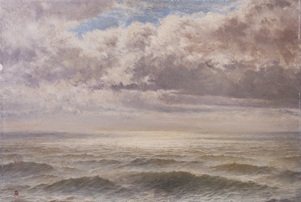 银色海，南德文郡，c.1883 作者 约翰·安德森