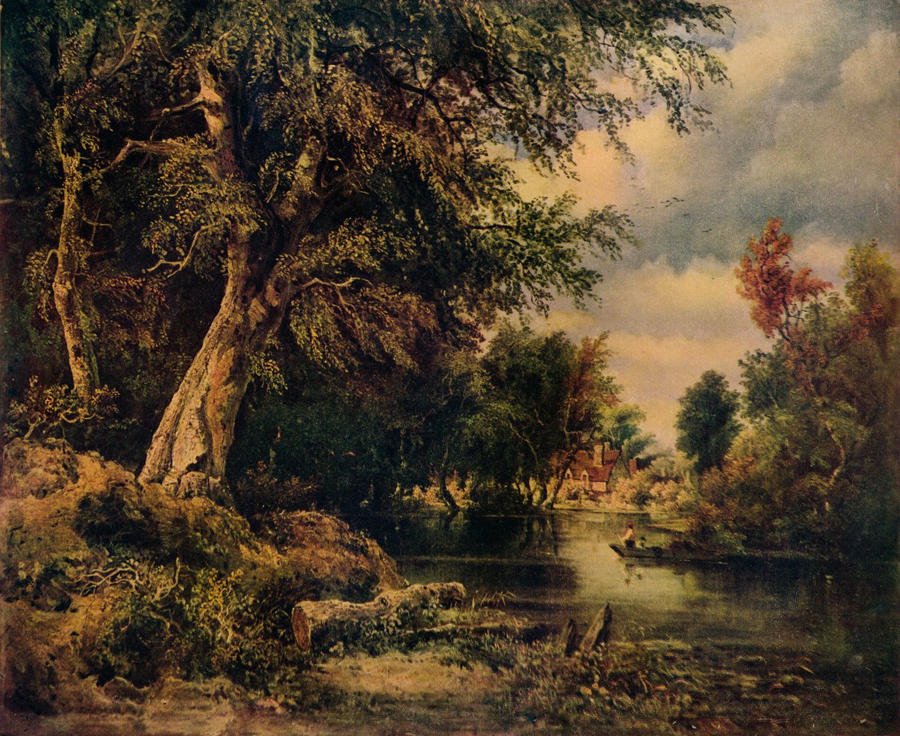 风景，1911年 作者 约翰·康斯特勃