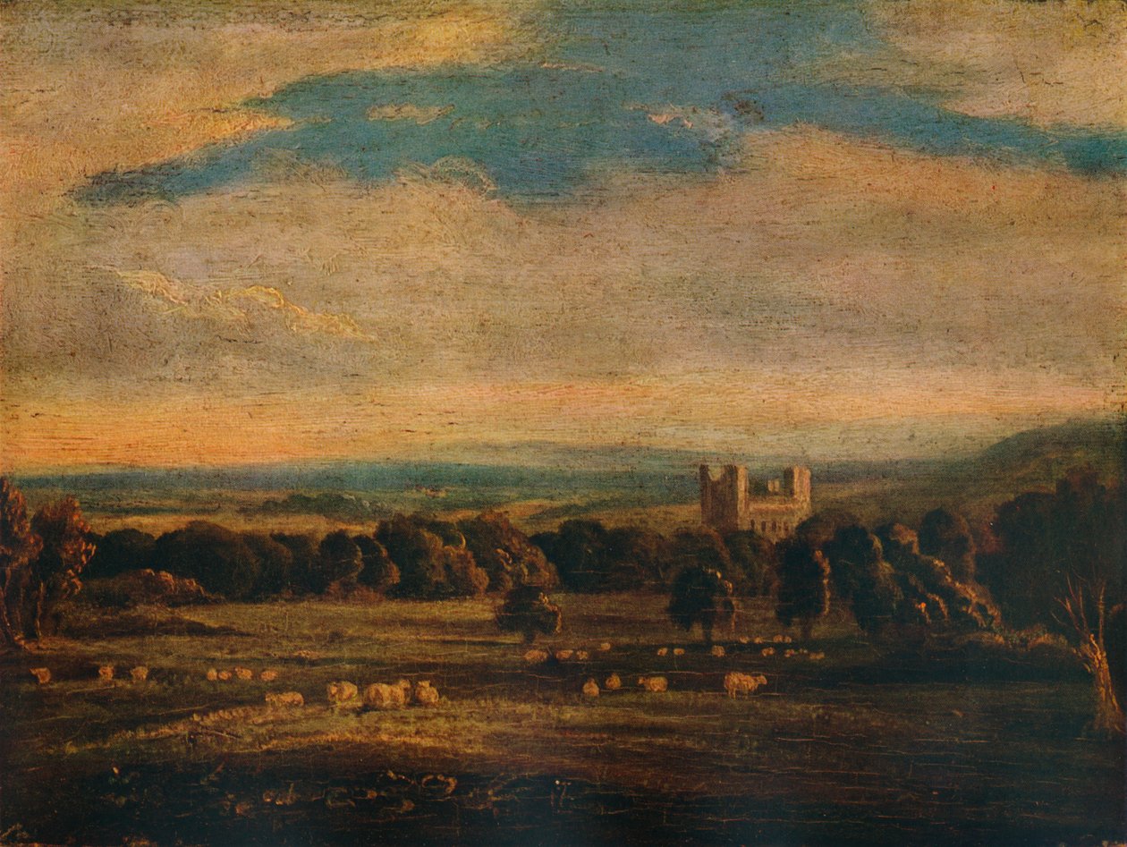 纳沃思城堡，c1826 作者 约翰·康斯特勃