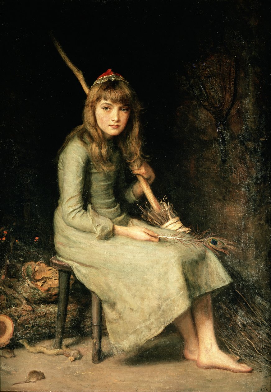 灰姑娘，1881年 作者 约翰·埃弗里特·米莱斯