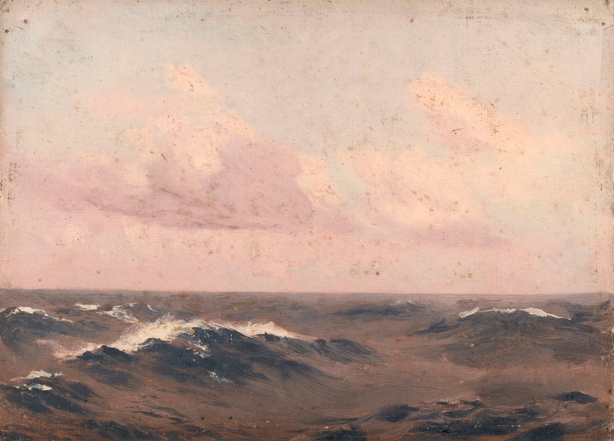 海景，约 1900 年（布面油画） 作者 约翰·弗雷泽