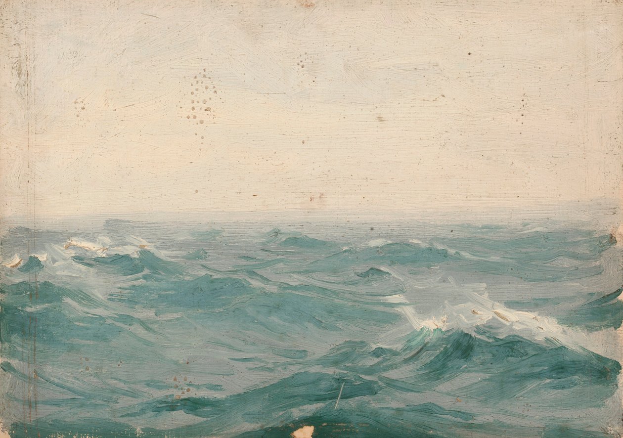 海景，约 1900 年（布面油画） 作者 约翰·弗雷泽