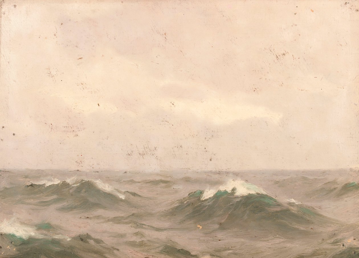 海景，约 1900 年（布面油画） 作者 约翰·弗雷泽