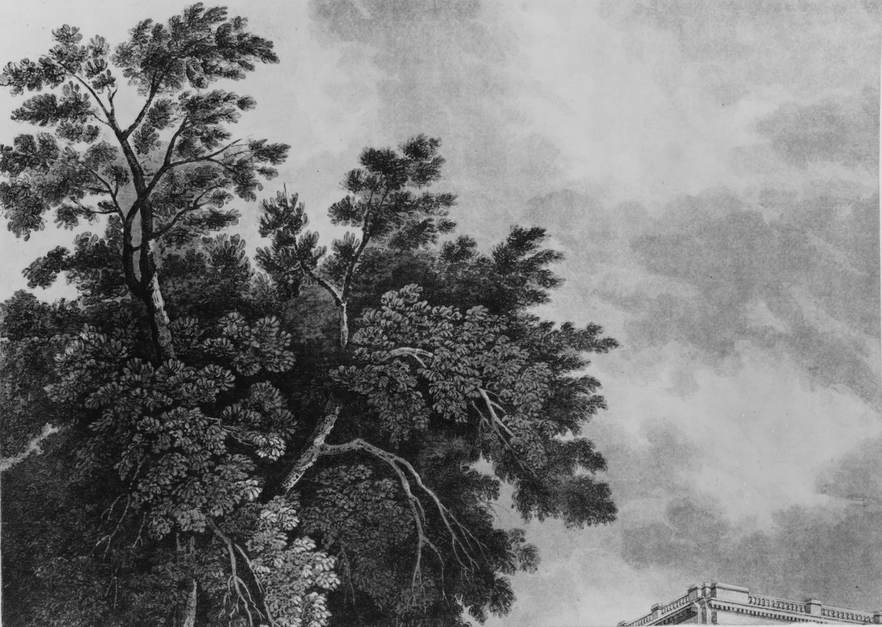 市政厅，1826年。 作者 约翰·希尔