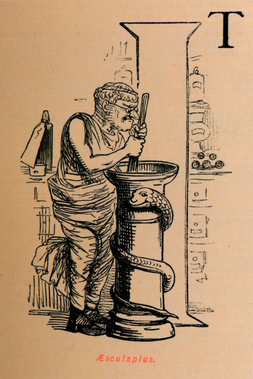 Aesculapius，1852年 作者 约翰·里奇