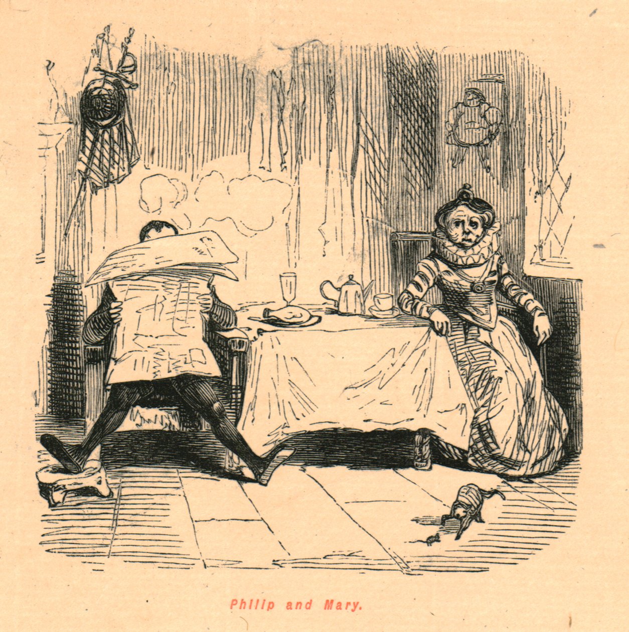 菲利普和玛丽，1897年。 作者 约翰·里奇