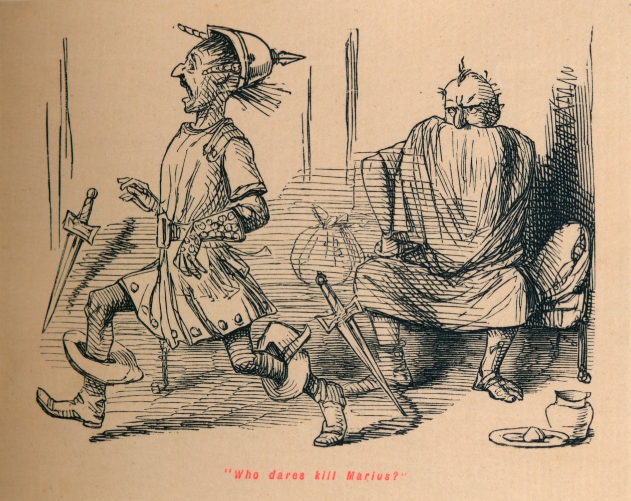谁敢杀死马吕斯，1852年 作者 约翰·里奇