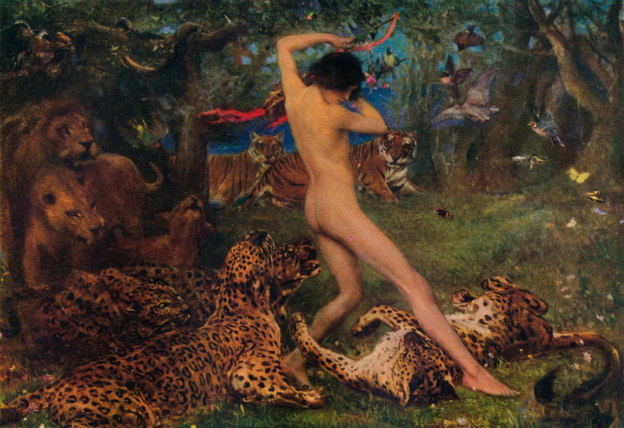 奥菲斯，1896年 作者 约翰麦卡伦天鹅