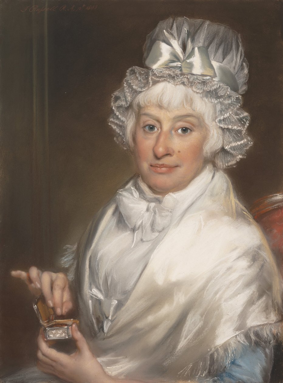 罗伯特·瑟洛克（Robert Shurlock）夫人安·曼华林（Ann Manwaring），1801年。 作者 约翰·罗素