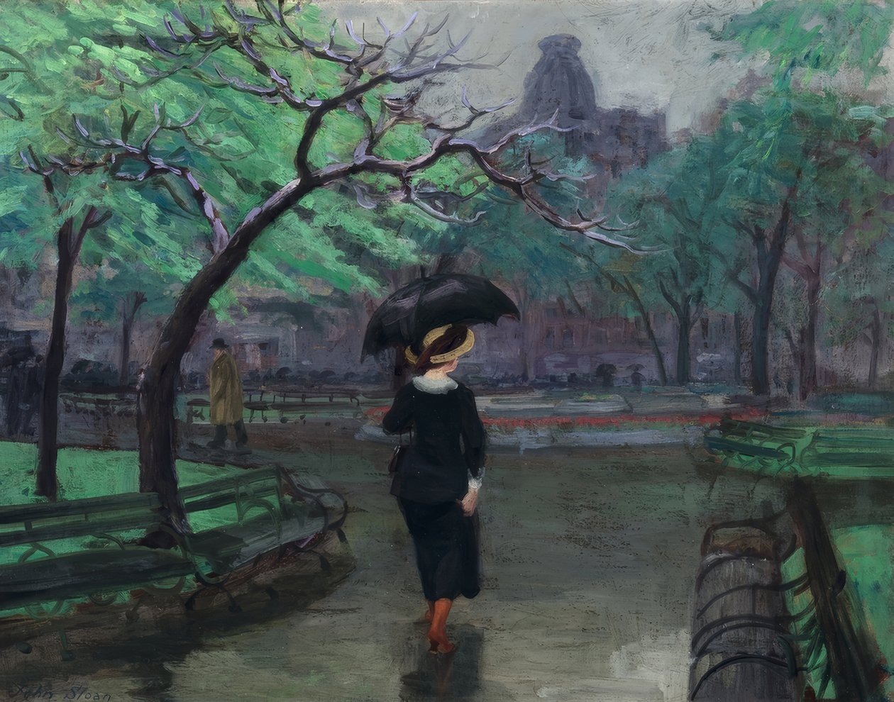 春雨 作者 约翰·弗伦奇·斯隆