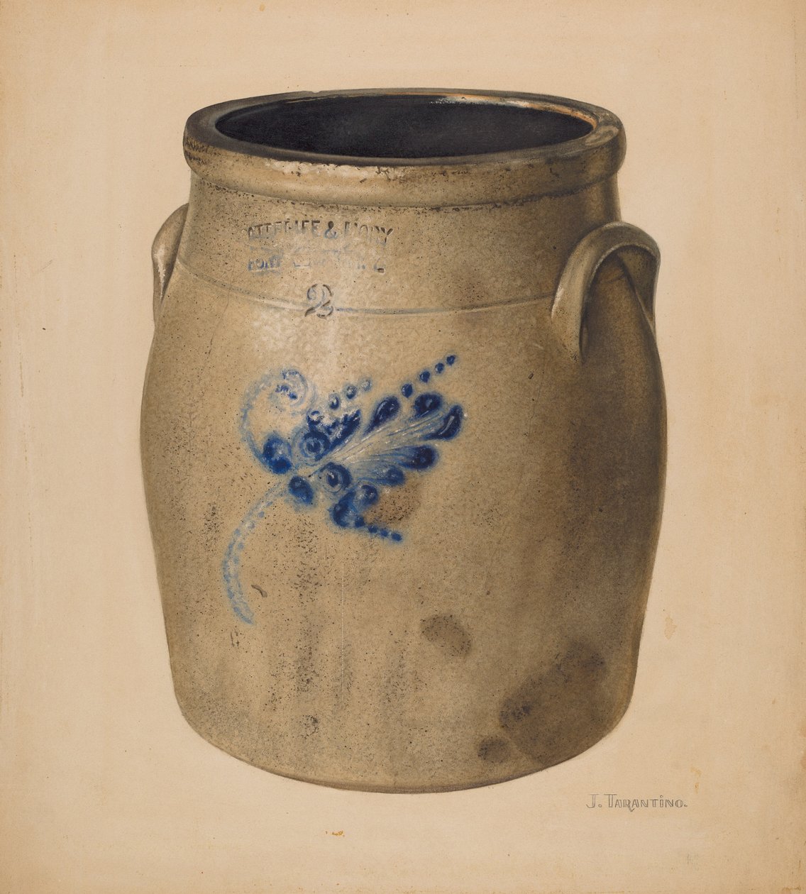 克罗克，约1938年。 作者 约翰·塔伦蒂诺
