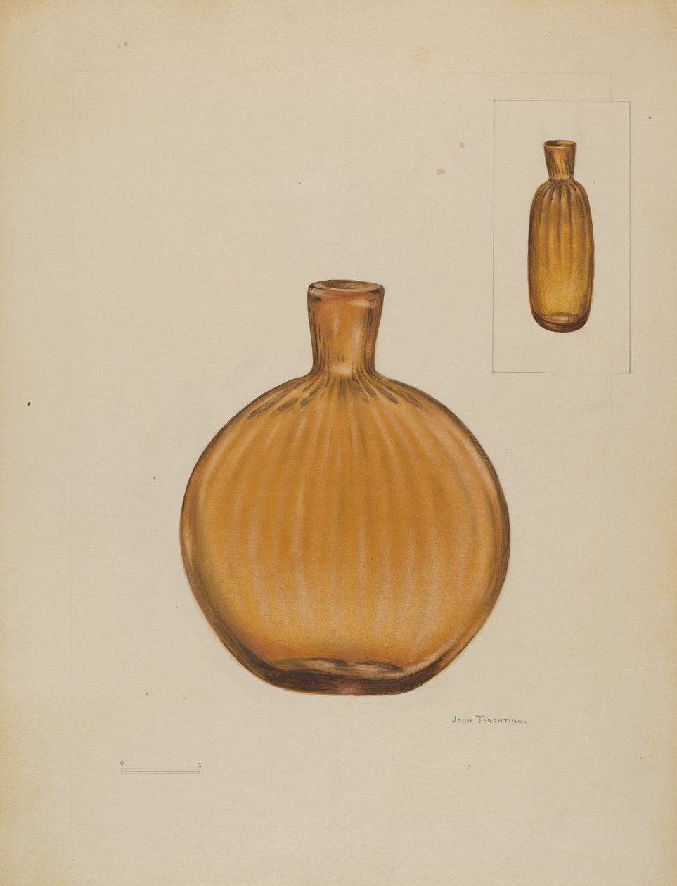 烧瓶，约1936年。 作者 约翰·塔伦蒂诺